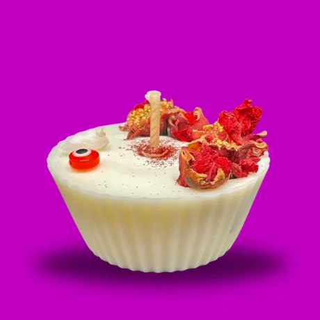 Fondant candle Oasis Pomegranate