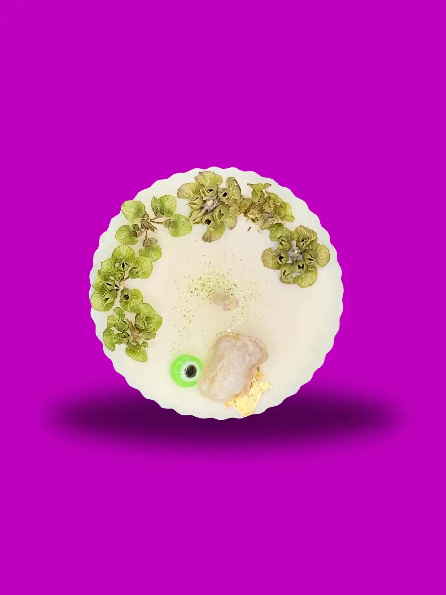 Fondant candle Oasis Basil – Image 3