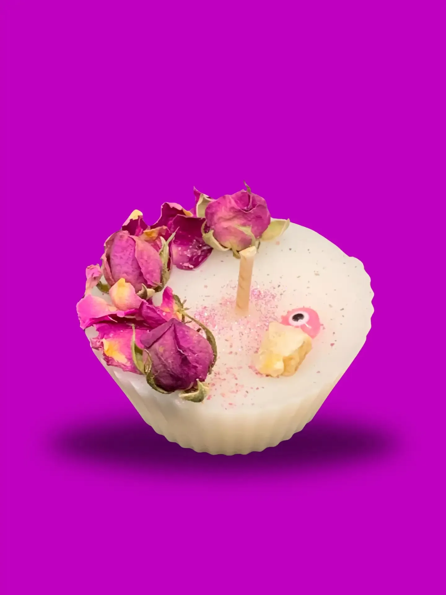 Fondant candle Oasis Rose – Image 2