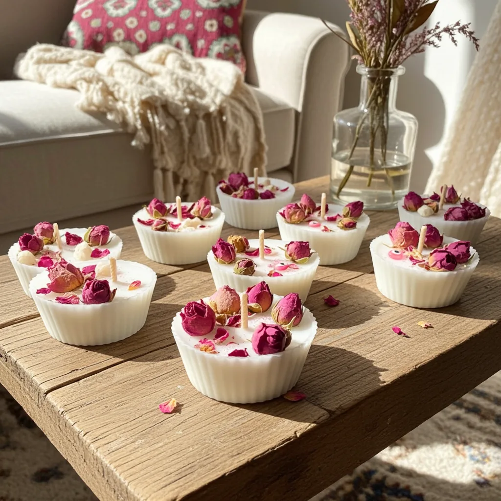 Fondant candle Oasis Rose – Image 4