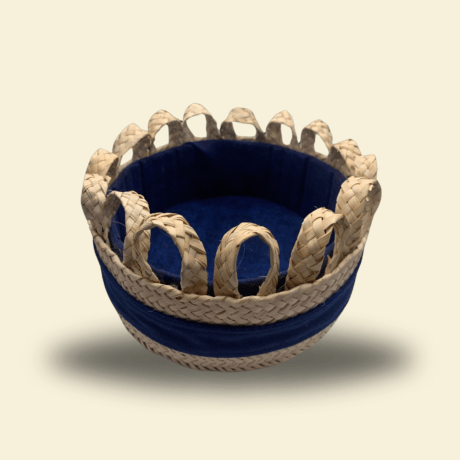Traditional Blue Basket