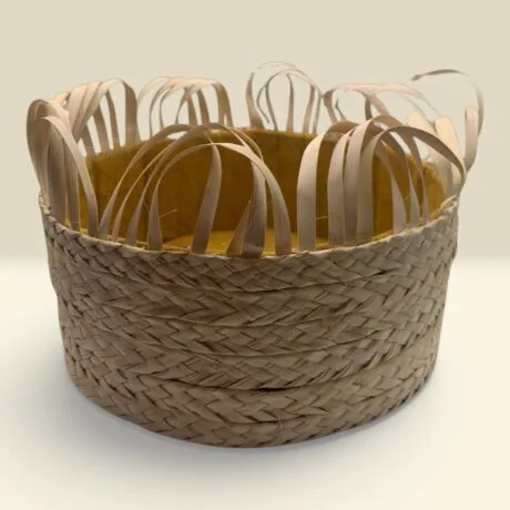 Traditional Yellow Basket
